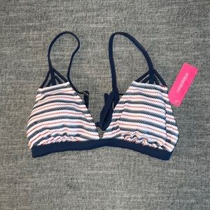 Red White and Blue Bathing Suit Top